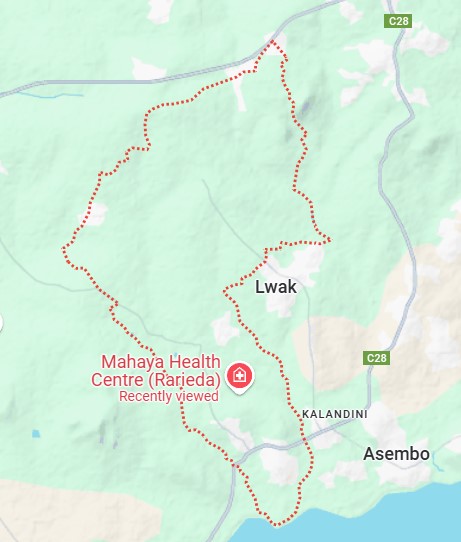 Map of West Asembo